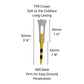 Foretra FlexTop Tees Flexible Golf Tees 25-Pack