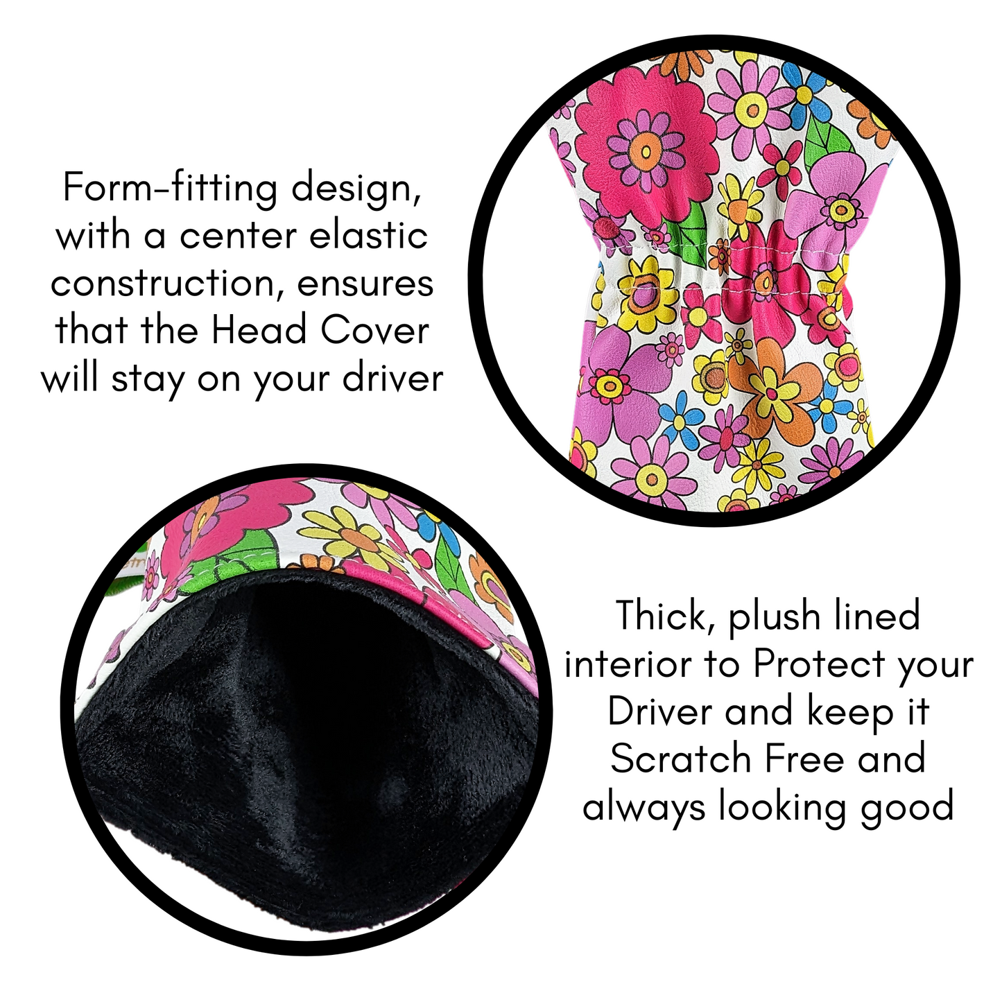 Flowers pattern - Utility / Hybrid Head Cover