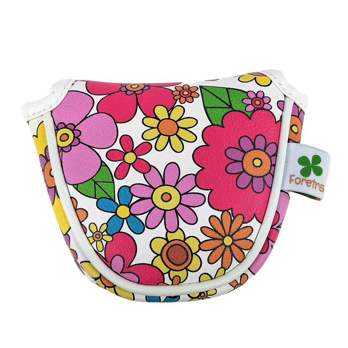 Flowers Pattern - MALLET Putter Headcover
