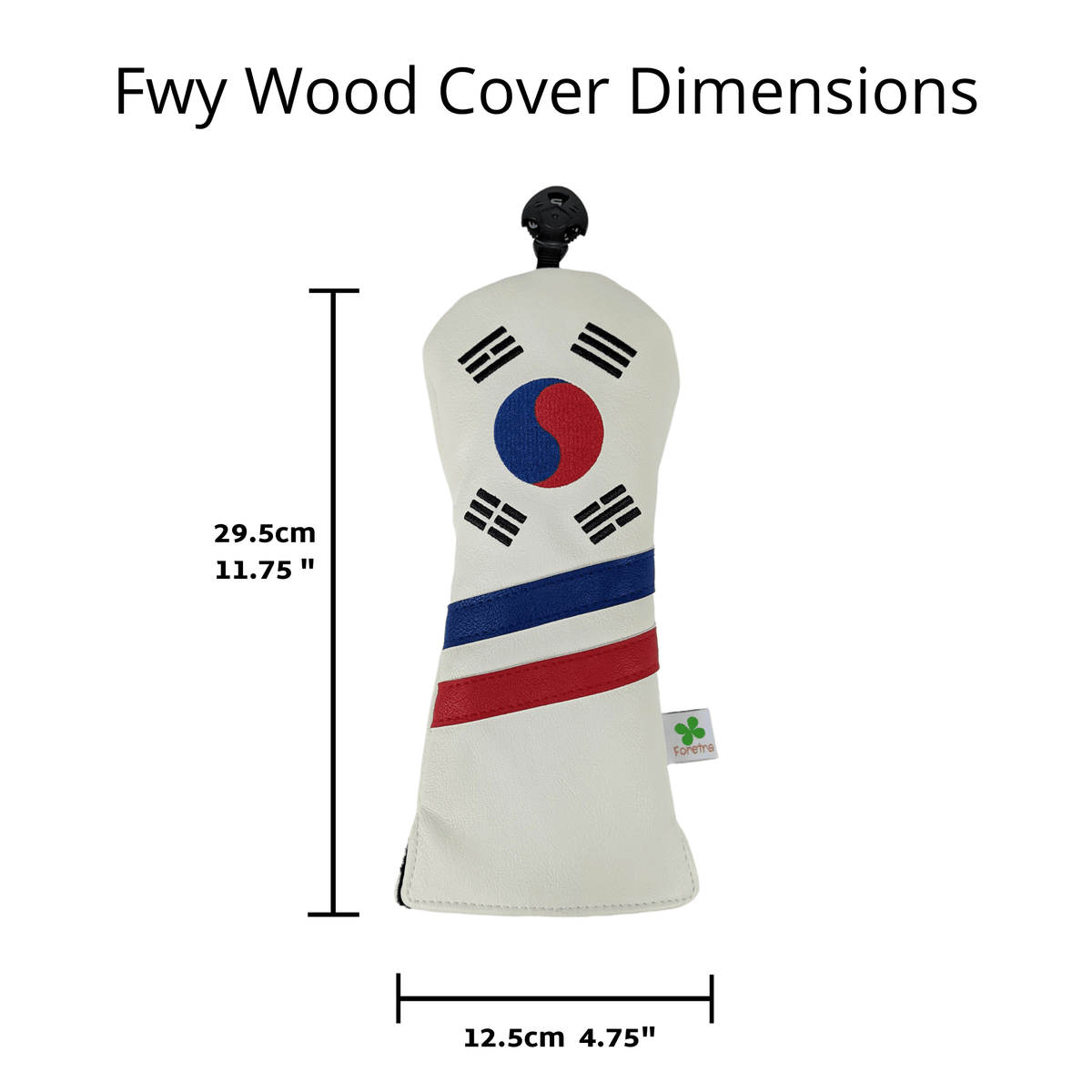 Korea Flag  - Fairway Wood Head Cover